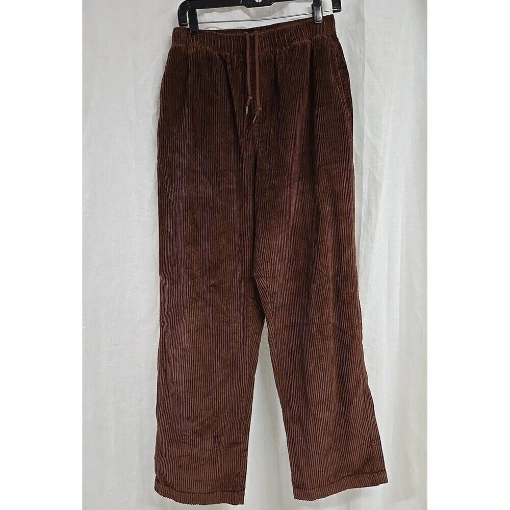 Obey‎ Straight Leg Corduroy Pants Baggy Y2K Streetwear Brown Men’s Size SMALL